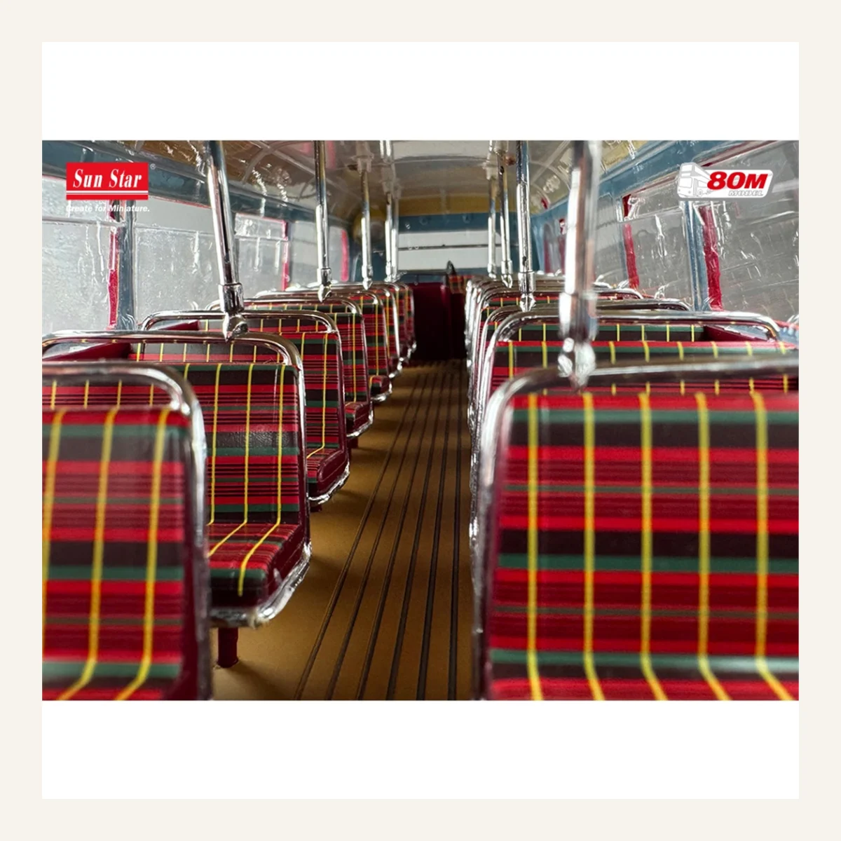 Sunstar 2943 1/24 Ölçek, Routemaster RM1000,100 BXL, Kırmızı