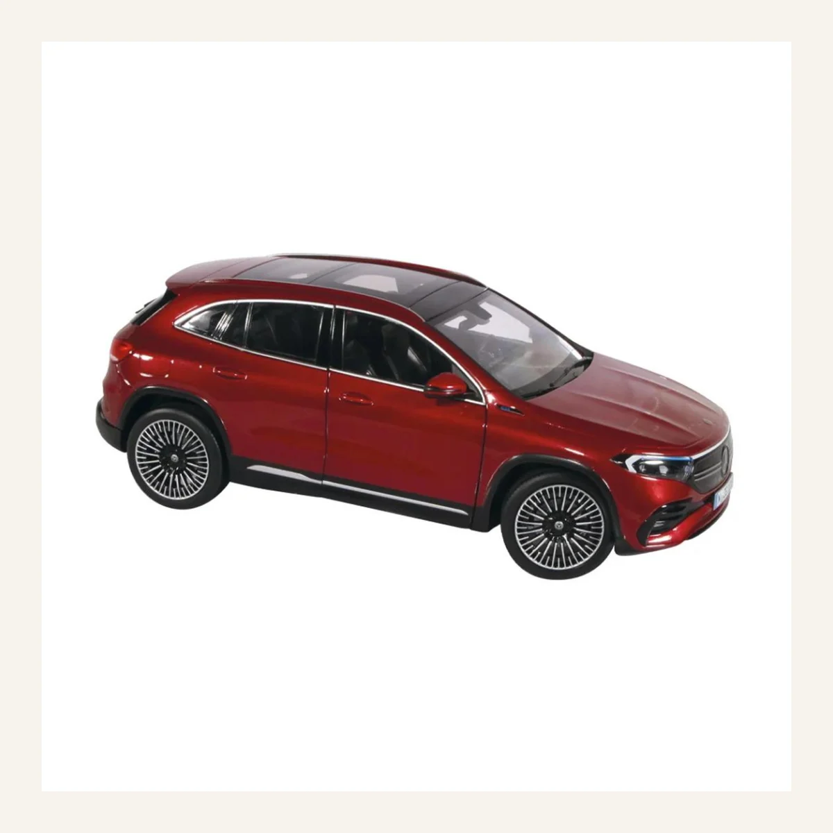 NZG 1015/11 1/18 Ölçek, Mercedes-Benz EQA Araba, Metalik Kırmızı