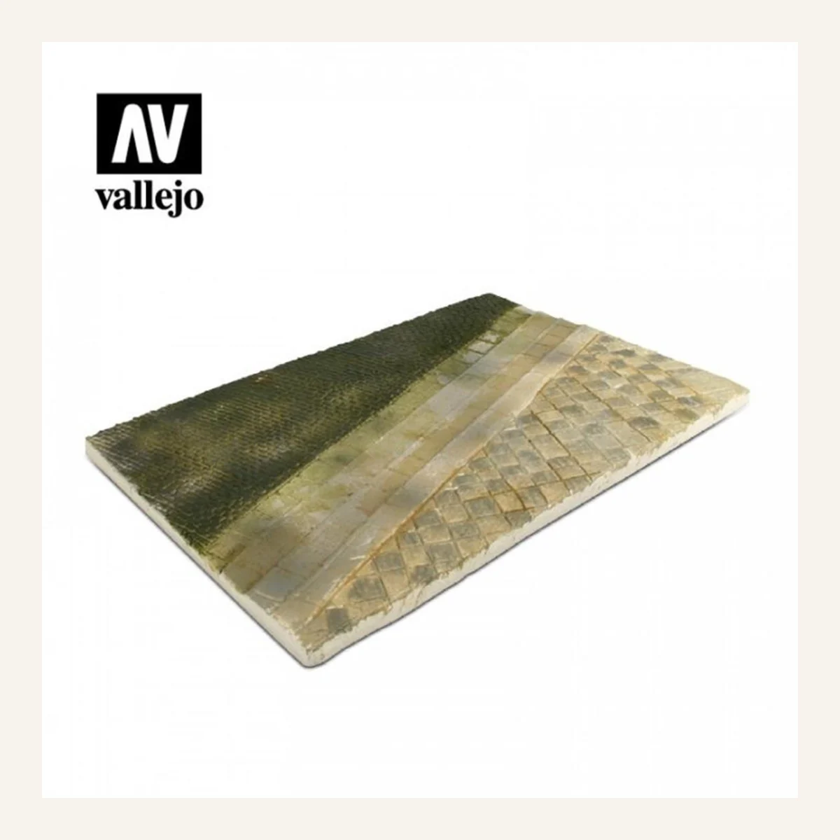 Vallejo SC101 Döşeme Taşlı Cadde Kesiti 31x21 cm., Manzara Serisi Model Aksesuarı